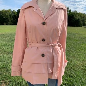 Pink Cynthia Rowley Tie Jacket